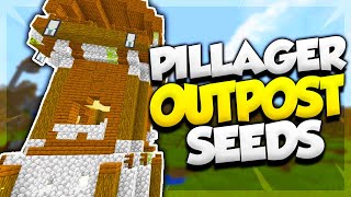 TOP 5 PILLAGER OUTPOST SEEDS FOR MINECRAFT 114 Minecraft Village amp Pillage Seeds [upl. by Leehar]