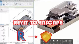 Enscape Revit render free plugin  customize render Material  Livesync Rendering interdes Enscape [upl. by Basham]