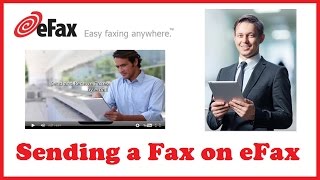 Sending a Fax on eFax [upl. by Delmar]