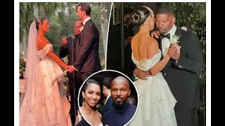 Corinne Foxxs Stunning Wedding Highlights from the FatherDaughter Dance and Celebrity Guests [upl. by Aaren842]