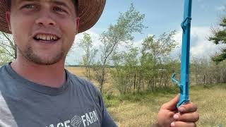 Why I Like Kiwitech Fence Posts Over OBrien Treadaline  Kansas Ranch [upl. by Rickard606]