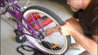 How To Change a Bicycle Inner Tube  Bicycle Repair [upl. by Tebor212]