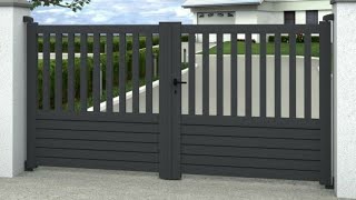 100 METAL FRONT GATE DESIGN FOR YOUR HOME IN 2021 [upl. by Woodford]