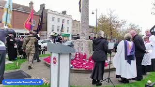 Biggleswade Remembrance Day Parade amp Service 2024 [upl. by Edmanda]