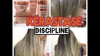 KERASTASE DISCIPLINE SHAMPOO MÁSCARA E LEAVE IN FUNCIONA [upl. by Klecka759]