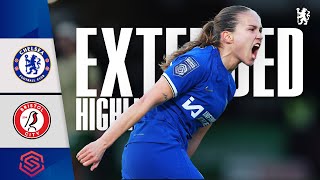 Chelsea Women 80 Bristol City Women  HIGHLIGHTS amp MATCH REACTION  WSL 2324 [upl. by Schramke]