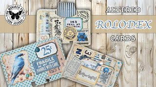 Altered Rolodex cards junkjournaling junkjournal easypapercraft [upl. by Nerrol167]