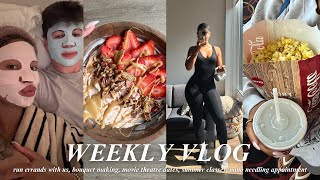 WEEKLY VLOG  productive running errands social media amp life updates nano brows movie date etc [upl. by Gould]