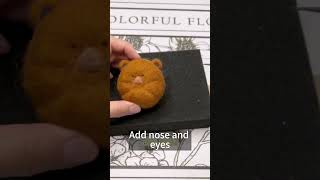 From Fluff to Huggable Learn How to Make a Cute Needle Felted Bear [upl. by Nilok527]