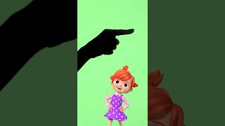 Finger Family Halloween Shadow Puppet Game cocomelon shorts [upl. by Ehcsrop331]