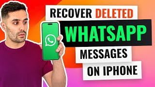 3 Ways to Recover Deleted WhatsApp Messages on iPhone [upl. by Nur]