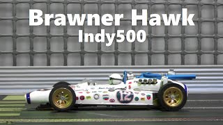 Indy500 Brawner Hawk Mario Andretti 124 スロットカー slot car [upl. by Marv801]