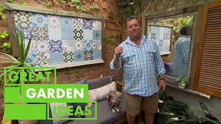 Small Space Courtyard Makeover  GARDEN  Great Home Ideas [upl. by Bethezel675]