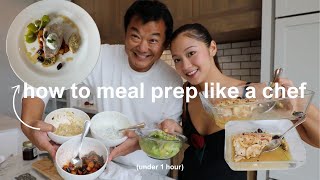 EASY  healthy meal prep ideas with my chef dad [upl. by Dayna]