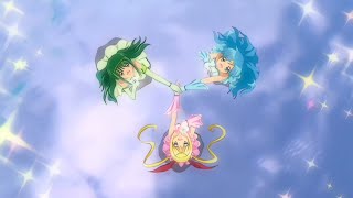 Mermaid Melody Pure Episode 24『Nanatsu no Umi no Monogatari』AI English Dub [upl. by Frangos]