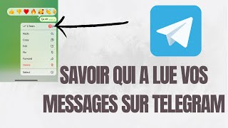 Comment savoir qui a lu mon message dans un groupe Telegram [upl. by Notfa667]