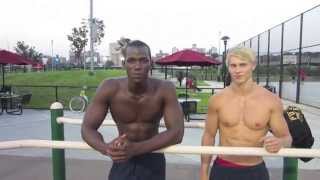 Calisthenics Routine with Lada Pridal and Scott Burnhard  Thats Good Money [upl. by Eimmas]