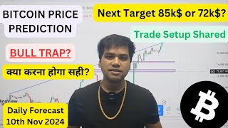 BITCOIN IMPORTANT UPDATE😱 Bitcoin Next Move  BITCOIN PRICE PREDICTION  Hold your ALTCOINS [upl. by Aivun]