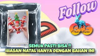 CANTIK🥰 PERNAK PERNIK NATAL DARI BAHAN SEDERHANA [upl. by Lindly]