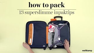 Wehkamp  How to pack  13 superslimme inpaktips [upl. by Genevieve]