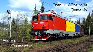 Diverse trenuri prin România  Trains in Romania [upl. by Yelsgnik]