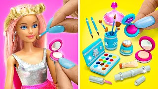 MINIATURAS COSMÉTICAS PARA MUÑECAS FÁCILES DE HACER  ¡DIVERTIDAS MINIMANUALIDADES🎨💄 [upl. by Adaiha]