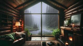 Rainy Day Retreat Cozy Cabin Vibes [upl. by Eecal]