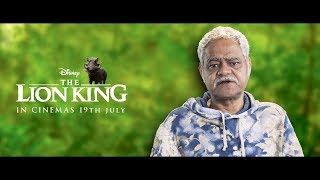 The Lion King  Pumbaa  Sanjay Mishra  Hindi  In Cinemas July 19 [upl. by Adihahs]