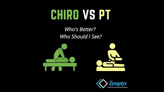 Chiropractic vs Physical Therapy [upl. by Hceicjow639]