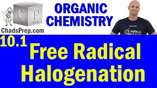 101 Free Radical Halogenation  Organic Chemistry [upl. by Nalak874]