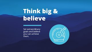 Tricentis Values  Think Big amp Believe [upl. by Lower]