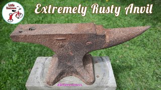 Extremely Rusty Anvil Restoration [upl. by Sitoiganap670]