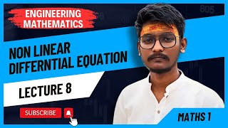 NONLINEAR DIFFRENTIAL EQUATIONOR BURNULLI EQUATIONENGINEERINGMATHS1 [upl. by Ahseel]