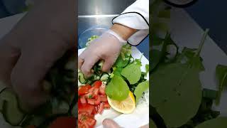 Fattoush salid arabic viralvideo saladrecipe [upl. by Latyrc]