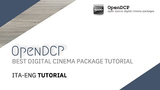 OpenDCP best Digital Cinema Package Tutorial ItaEng [upl. by Kered838]