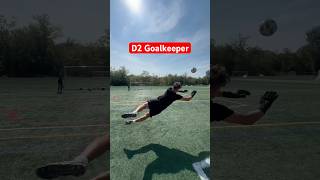 Flying in goal 🧤⚽️ goalkeeper goalkeepertraining [upl. by Aniluj]