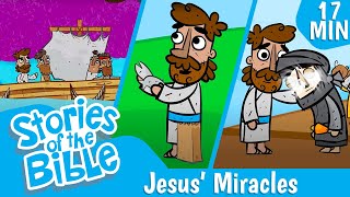 Jesus Calms the Storm  More of Jesus Miracles  Stories of the Bible [upl. by Rafaelof]