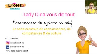 CRPE  CSE  Le socle commun de connaissances de compétences et de culture [upl. by Latsyc989]