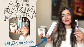 AĞIZ VE DİŞ BAKIM RUTİNİM  oilpulling [upl. by Nettie945]