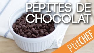 Recette Pépites de chocolat maison Ptitchefcom [upl. by Rehpotsyrhc]