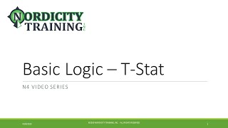 Create Basic Logic in a Niagara N4 Station  TStat Object [upl. by Inihor409]