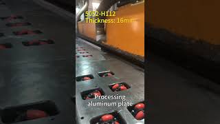 Processing 5052 H112 aluminum plate [upl. by Pazice]