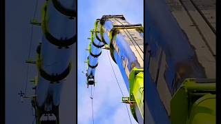 HEAVY LIFTING EQUIPMENT  CRANE LIFTING HEAVY LOAD  XCMG MOBILE CRANE  BIG MOBILE CRANES xcmg [upl. by Siroled]