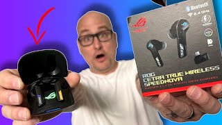 These are the BEST wireless gaming earbuds yet Asus Rog Cetra Speednova Review [upl. by Atterehs]