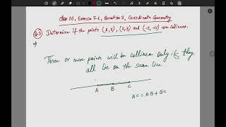 Determine if the points 1 5  2 3 and 2 11 are collinear  Class 10 Ex 71 Q3 Coordinate [upl. by Simdars]