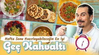 Geç Kahvaltı Sofrası Yepyeni Kahvaltı Önerileriyle Hafta Sonunu Şenlendir [upl. by Nyliahs]