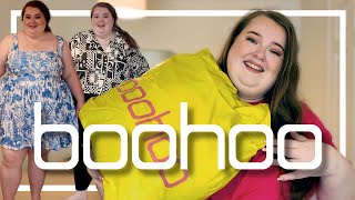 BOOHOO SUMMER HAUL  plus size fashion try on  2024 [upl. by Ursa]