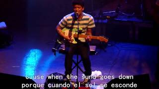 Bruno Mars  Talking To The Moonsub ingles español en vivo [upl. by Allisan]