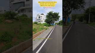 BDA site for sale at Banashankari 6th stage 4th H block  bdasitesforsale sitesforsale [upl. by Attirb]