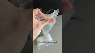 How to open zip lock bags [upl. by Aralc637]